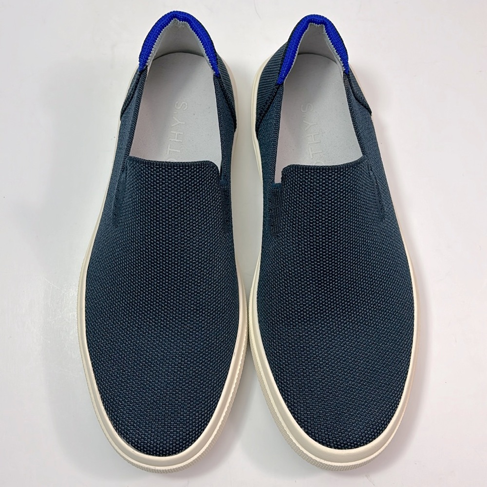 Rothy’s navy sneakers, size 8 women’s, 6.5 men’s, EUC